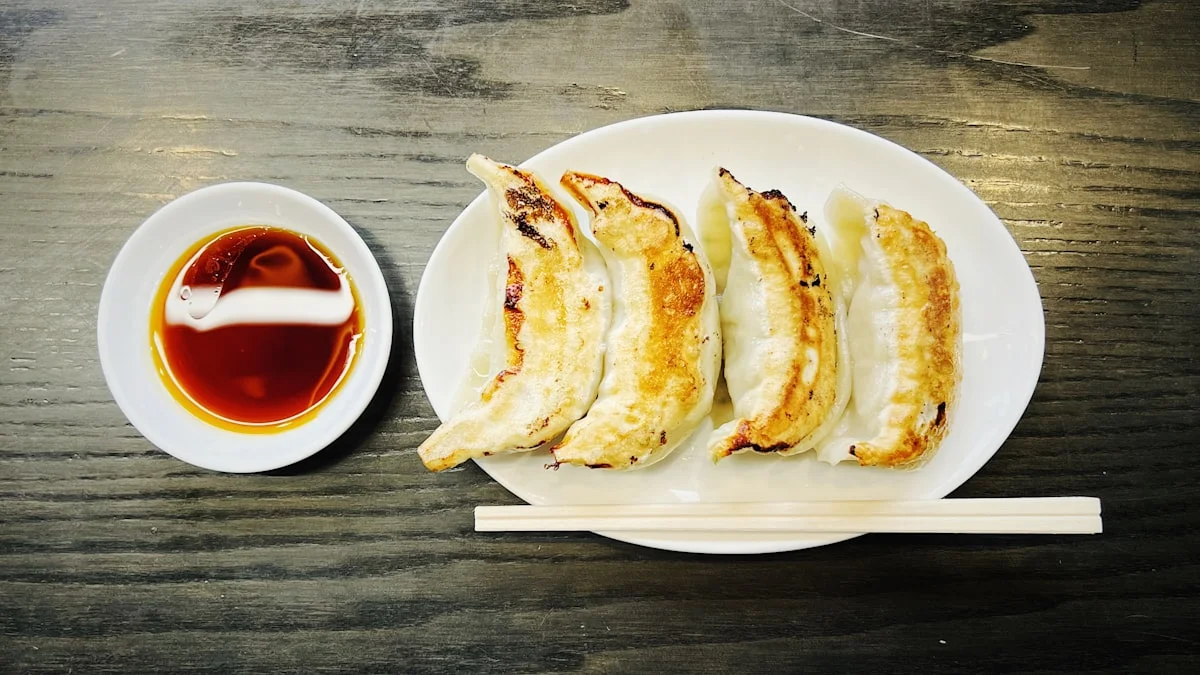 Gyozas de marisco