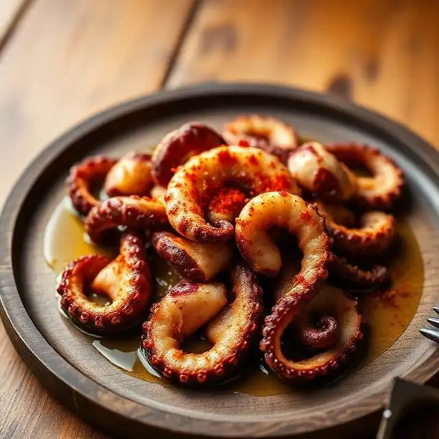 Pulpo en tempura